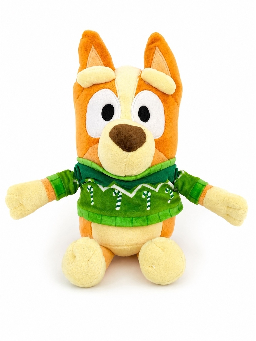 Bluey Christmas Sweater Plush Stuffed Animal Brand New No Tags